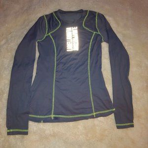 LabellaMafia grey long sleeve workout shirt